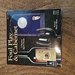 Foul Play & Cabernet A Mystery Jigsaw Puzzle 1000 piece puzzle